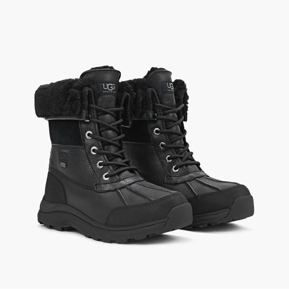 UGG Other - UGG Men’s Black Winter & Rain Boots with Waterproof Design, Leather, Wool